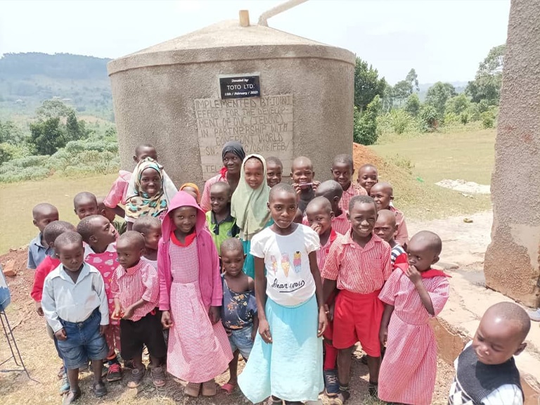 Uganda project activity of TOTO Water Environment Fund grantee
